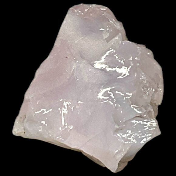 Pink Art Glass Cullet Glowing Manganese Slag Glass #5GL23 - Picture 3 of 7